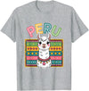 Peru Flag Peruvian Roots Peru Llama Peruvian Roots Peru Heritage T-Shirt - Heather Grey