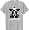 Farmstead Legends Legend Dairy, Cool Cow with Sunglasses T-Shirt - Heather Grey