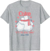 Coca-Cola Fourth of July Polar Bears Real Thing T-Shirt - Heather Grey