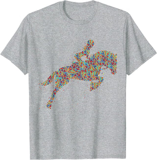Cute Horse Owner Gifts Horses Girls Women Rider Horse T-Shirt - Heather Grey