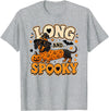 Spooky Dachshund Halloween Dog Lovers Long and Spooky Dachshund Halloween Dog T-Shirt - Heather Grey