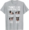 Funny Mini Pigs For Mini Pig Lover Things I Do Mini Pig Lover Mini Pigs T-Shirt - Heather Grey