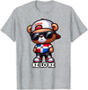 KLK Teddy bear que lo que Dominican flag shirt DIMELO KE LO KE Dominican Republic Flag Republica Dominicana T-Shirt - Heather Grey