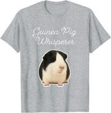 Miller Sye Guinea Pig Whisperer - American Guinea Pig T-Shirt - Heather Grey