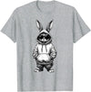 Happy Easter Day Bunny Easter Boys Kids Girls Teens Men T-Shirt in Heather Grey