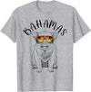 Funny Swimming Pigs It's Better in the Bahamas Bahamas Pig Bahamas Souvenir Family Vacation Trip T-Shirt - Heather Grey