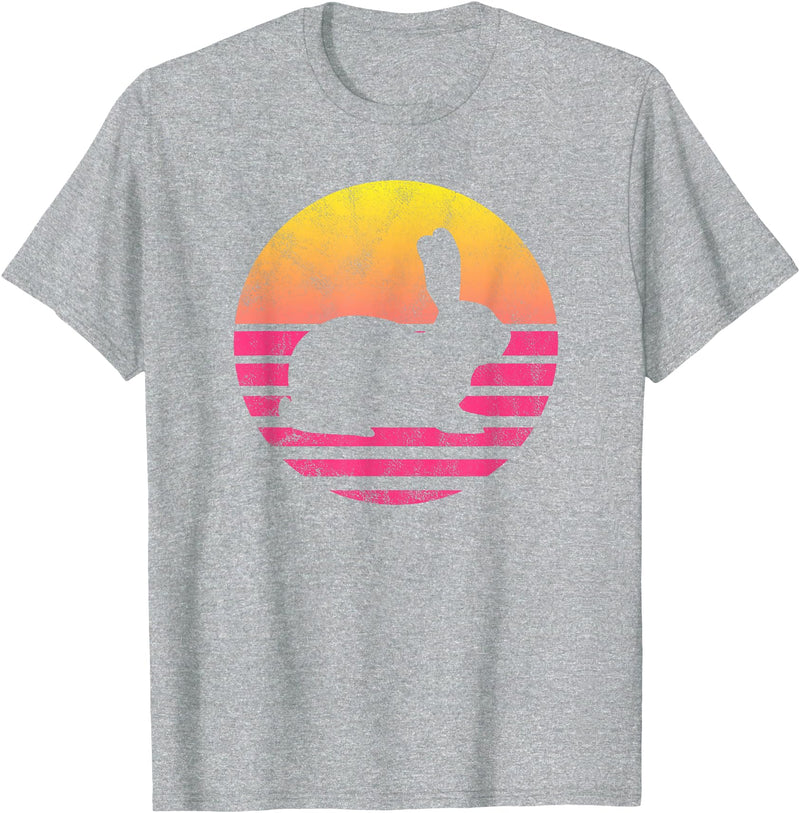 Classic Bunny Rabbit Gift T-Shirt in Heather Grey