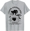 Funny Halloween Witch Gift Idea For Women Salem Apothecary, Black Cat Halloween Witch Men Women T-Shirt - Heather Grey