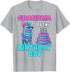 gaming gamer Birthday Llama Pinata Family Apparel grandma Birthday Boy Llama Pinata Party family mathing women T-Shirt - Heather Grey