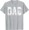 Fishing Gifts for Dad Birthday Fisherman Fishing Dad Classic Bold Font Father's Day Fish Daddy T-Shirt - Heather Grey