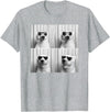 Arctic Polar Bear Face Photography Men Women Kids Cool Polar Bear With Sunglasses Funny Zoo Animal Selfie T-Shirt - Heather Grey