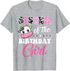 Cow Lover Birthday Men Women Kids Shirts & Gifts Sister of The Birthday Girl Farm Cow Matching Family Shirt T-Shirt -