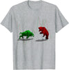Stock Market Bulls vs Bears Graphic T-Shirt - Heather Grey