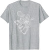 Threadrock Octopus Ocean Marine Fish Lover T-Shirt - Heather Grey
