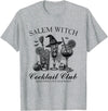 Witchy Halloween Costume & Halloween Party Gift Salem Witch Cocktail Club Halloween Witch Party Costume T-Shirt - Heather