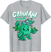Funny Horror Apparels Cool Cthulhu Aid Funny Cthulhu R'lyeehh Cute Meme Halloween T-Shirt - Heather Grey