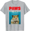 Paws Hamster Funny T-Shirt Parody | Hammy Lover Gifts T-Shirt - Heather Grey