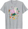 Peppa Pig Happiness Is Handmade Peppa & Rebecca Hugging T-Shirt - Heather Grey