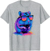 Cute Hamster Costume for Men Women Kid Hamster Lover Hamster T-Shirt - Heather Grey