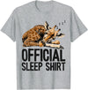 Sleeping Giraffe - Official Sleep Apparel Giraffe Sleeping Funny Official Sleep T-Shirt - Heather Grey