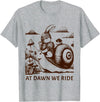 Medieval Bunny Rabbit Castlecore T-Shirt in Heather Grey