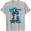 Funny Bear Smile Smile Through The Pain Teddy Bear Streetwear Sneaker Lovers T-Shirt - Heather Grey