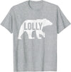 Matching Family Bear by Foxio Lolly Bear Matching Family Camping Bear Funny Lolly T-Shirt - Heather Grey