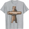 Richardson Grove State Park California CA Shop Richardson Grove State Park California CA Bear Souvenir T-Shirt - Heather Grey
