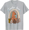 Thank You Teacher Appreciation Gifts Teacher Bear Reading Appreciation Teacher Graphic T-Shirt - Heather Grey