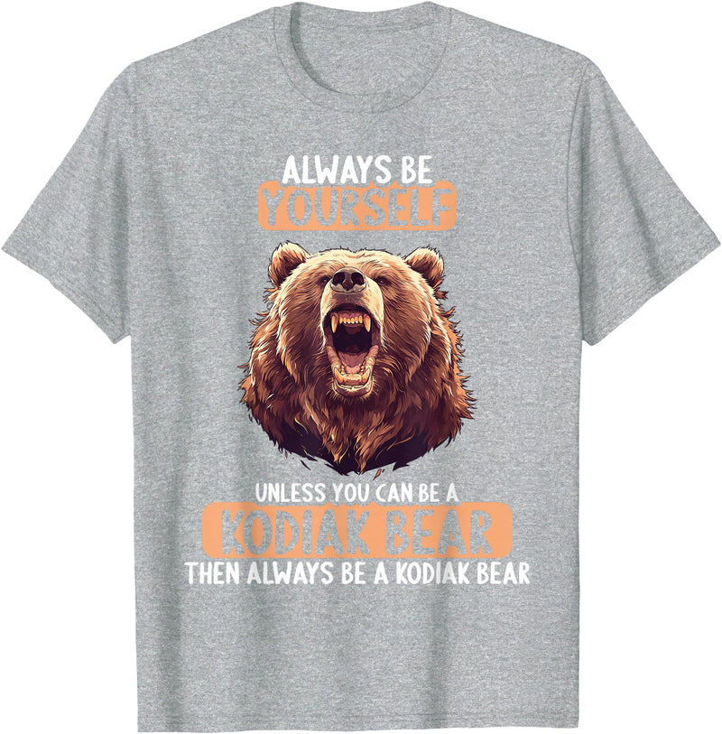 Kodiak Bears Kodiak Bear Lovers Shop Kodiak Bears Kodiak Bear T-Shirt - Heather Grey