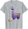 Llama Pinata Birthday Clothing Family Party Bruh Its My Birthday Llama Pinata Boy Girl Family Party Bday T-Shirt - Heather Grey