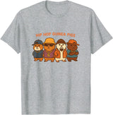 Cute Guinea Pig Gifts and Designs Hip Hop Guinea Pigs T-Shirt - Heather Grey