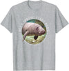 Blue Spring State Park Sea Cow Florida Blue Spring State Park Orange City Florida Manatee Sea Cow T-Shirt - Heather Grey
