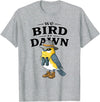 Nature Lover Gift for Bird Watchers Birdwatch We Bird At Dawn Funny Bird Watching Bird Lover Watcher T-Shirt - Heather Grey