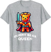 Gummy Bear Funny Quote Gummy Bear Queen Funny Gummy Bear Lovers Saying Illustration T-Shirt - Heather Grey