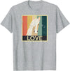 Horse Gifts by D. Beautiful Palomino Horse T-Shirt - Heather Grey