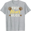 Bear Gay Pride by Content Design Studio Bear Community, Free Bear Hugs, Bear Flag, Gay Bear Pride T-Shirt - Heather Grey