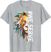 Lions Club members outfit gift Lions Club Members we Serve Outfit for Service Work T-Shirt - Heather Grey