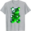 Urban Empyre Green Gummy Bear T-Shirt - Heather Grey