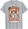 Bear Coffee Lover Sarcastic Bear Coffee Is A Food Group Bear Coffee T-Shirt - Heather Grey