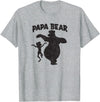 Disney Jungle Book Papa Bear Father's Day T-Shirt - Heather Grey