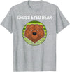 Moose Bronco Funny Cross Eyed Bear Animal Graphic T-Shirt - Heather Grey