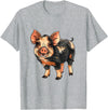 Kune Kune Pig Accessories & KuneKune Clothes Kune Kune Pig Breeder Kune Kune Lover Kune Kune Pig Girl T-Shirt - Heather Grey