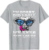 Cow Lover Funny Sarcastic Saying - DressedForDuty I'm Sorry Did I Roll My Eyes Out Loud Funny Heifer Cow T-Shirt - Heather