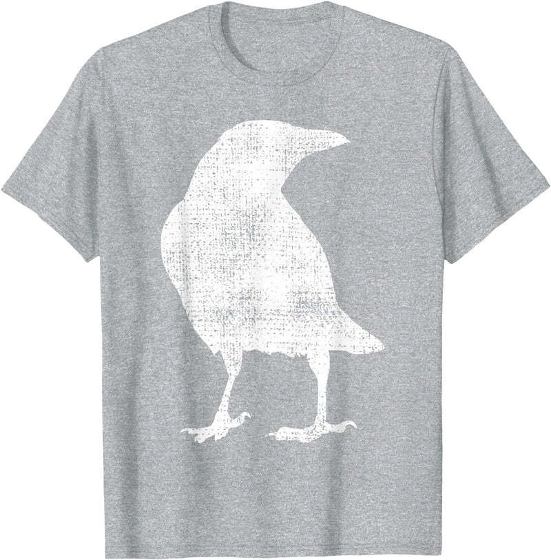 Crow Shirts Crow Raven Bird Lover Gift T-Shirt - Heather Grey