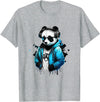 Panda Musik DJ Controller Gaming Panda Panda Music DJ Controller Gaming Panda T-Shirt - Heather Grey