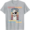 Mama Llama Designs Mama Llama Mom Funny Saying Cute Design For Men Women Kids T-Shirt - Heather Grey