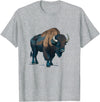Buffalo Animal Buffalo Bison Animal Costume for Boys and Girls T-Shirt - Heather Grey