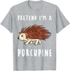 Porcupine Quill Pig Owner Apparel Porcupine Owner Quill Pig Rodent Spines Veterinarian Breeder T-Shirt - Heather Grey