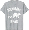 All in the Bear Family Vintage Grammy Bear Grandma With Two 2 Cubs T-Shirt - Heather Grey
